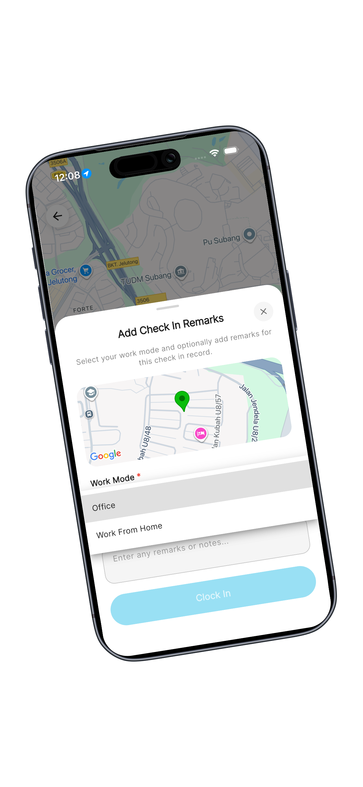 On Site App attendance
